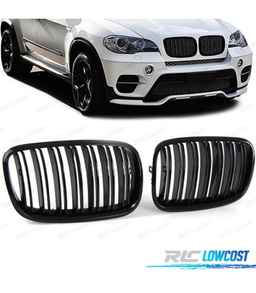 CALANDRE BMW X5 X6 E70 E71 07-14 LOOK M NOIR BRILLANT
