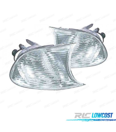 CLIGNOTANTS AVANT BMW E46 COUPÉ 01-03 CHROMÉ MAT
