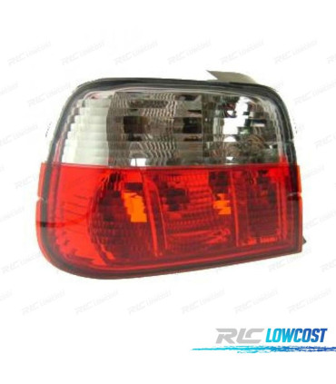 FEUX ARRIÈRE BMW E36 COMPACT 90-97 ROUGE CHROMÉ