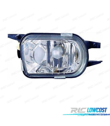 PHARE ANTIBROUILLARD GAUCHE POUR MERCEDES C W203 00-02 SLK 00-04 TRANSPARENT CHROMÉ