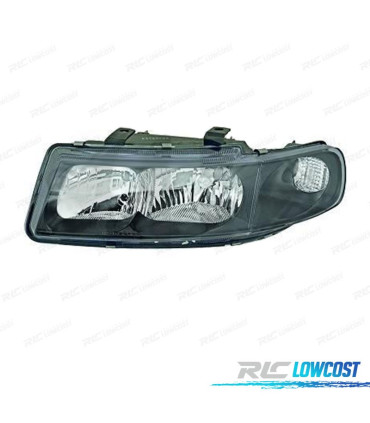 PHARE GAUCHE POUR SEAT LEON TOLEDO 99-05 FOND NOIR