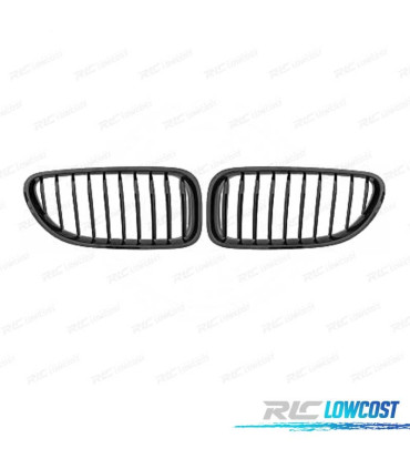 CALANDRES BMW F06 F12 F13 11-18 LOOK PERFORMANCE NOIR BRILLANT