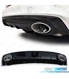DIFFUSEUR AUDI A4 B8 11-15 LOOK RS4 DOUBLE SORTIE