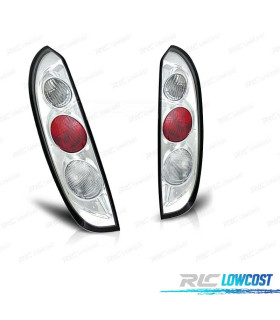 FEUX ARRIÈRE OPEL CORSA C 00-06 FOND CHROMÉ