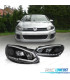 PHARES VOLKSWAGEN VW GOLF MK6 08-12 TUBE LIGHT FOND NOIR