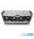 CALANDRE AUDI A4 B9 15-19 LOOK RS4 CHROMÉ NOIR PDC