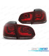 FEUX ARRIÈRE VOLKSWAGEN VW GOLF 6 08-12 LED ROUGE CLAIR