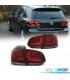 FEUX ARRIÈRE VOLKSWAGEN VW GOLF 6 08-12 LED ROUGE CLAIR