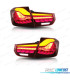FEUX ARRIÈRE BMW F30 LIGHT BAR OLED FULL LED ROUGE