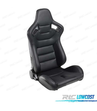 BANC SEMI BAQUET TYPE RS EM CUIR SYNTHÉTIQUE