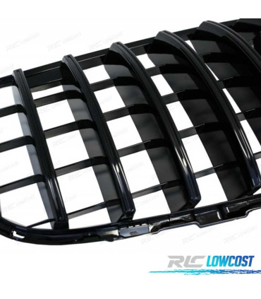 CALANDRE MERCEDES GLE W167 C167 COUPE 19- LOOK GT CAMÉRA NOIR BRILLANT