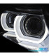 PHARES XÉNON AFS ANGEL EYES U 3D LED BMW E90 E91 LCI 08-12 FOND CHROMÉ