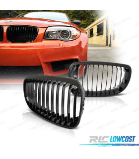 CALANDRES BMW E81 E87 E82 E88 LOOK M PERFORMANCE NOIR BRILLANT