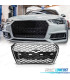 CALANDRE AUDI A4 B9 15-19 LOOK RS4 CHROMÉ NOIR