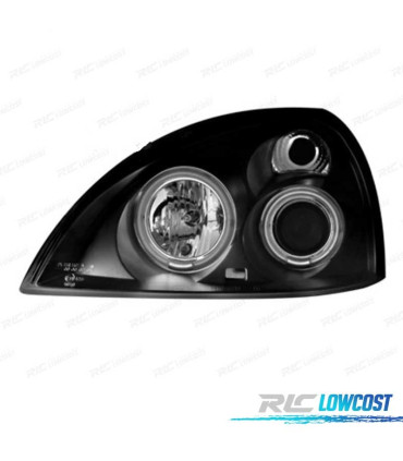 PHARES RENAULT CLIO 01-05 ANGEL EYES CCFL FOND NOIR