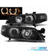 PHARES OPEL VECTRA B 99-02 ANGEL EYES FOND NOIR