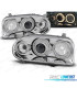 PHARES VOLKSWAGEN VW GOLF 3 ANGEL EYES CHROMÉ + CLIGNOTANT