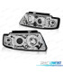 PHARES VOLKSWAGEN VW PASSAT B5 3B 96-00 ANGEL EYES CCFL CHROMÉ H1