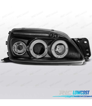 PHARES FORD FIESTA 99-02 ANGEL EYES FOND NOIR