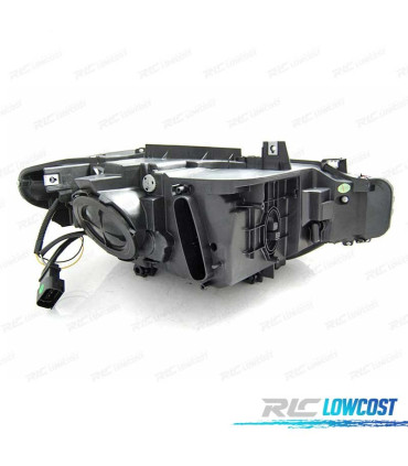 PHARES BMW F30 F31 11-15 XENON AFS ANGEL EYES LED DRL NOIR