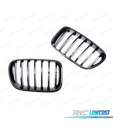 GRILLE BMW X3 F25 10-14 LOOK M PERFORMANCE NOIR BRILLANT