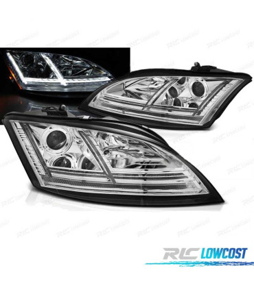 PHARES AUDI TT 8J 06-10 XENON DYNAMIQUE LED DAYLIGHT AFS CHROMÉ