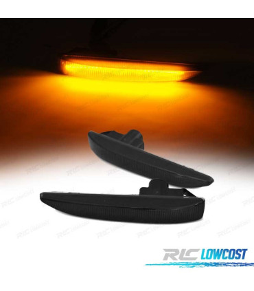 CLIGNOTANTS LATÉRAUX BMW E65 E66 E67 01-08 LED DYNAMIQUE FUMÉ