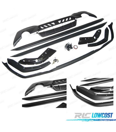 KIT CARROSSERIE BMW G20 19-22 LOOK M PERFORMANCE NOIR MAT + SPLITTERS