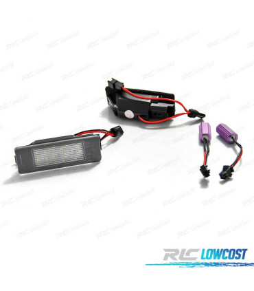 ÉCLAIRAGE PLAQUE D´IMMATRICULATION LED QASHQAI JUKE NAVARA MERCEDES SPRINTER VITO VIANO