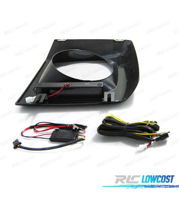 KIT FEUX DIURNES AVANT MERCEDES W461 W463 01-12 DRL LED- NOIR