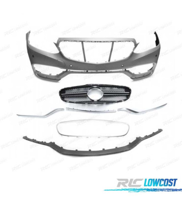 PARE CHOCS FRONTAL MERCEDES CLASSE E W212 13-16 PDC LOOK AMG E63