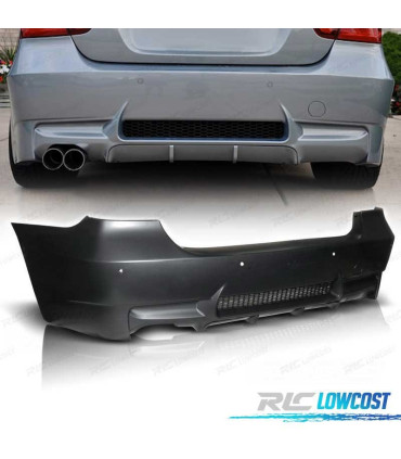 PARE-CHOCS ARRIÈRE BMW E90 LOOK M3 PDC DOUBLE SORTIE GAUCHE