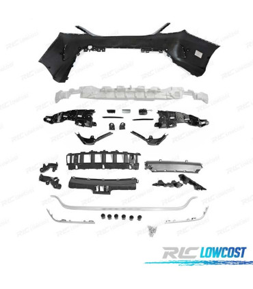 PARE CHOCS ARRIÈRE MERCEDES CLASSE C W205 14-18 LOOK AMG C63 PDC