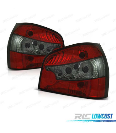 FEUX ARRIÈRE AUDI A3 8L 96-00 HATCHBACK LEX ROUGE FUMÉ