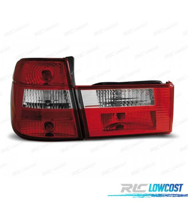 FEUX ARRIÈRE BMW E34 LEX TOURING 91-96 ROUGE CHROMÉ