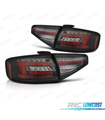 FEUX ARRIÈRE AUDI A4 B8 12-15 DYNAMIQUE LED BERLINE NOIR