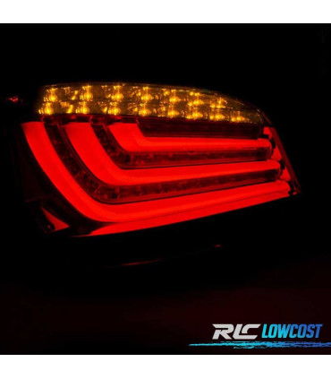 FEUX ARRIÈRE BMW E60 LCI 07-10 BERLINE LED ROUGE FUMÉ