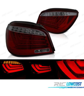 FEUX ARRIÈRE BMW E60 LCI 07-10 BERLINE LED ROUGE FUMÉ