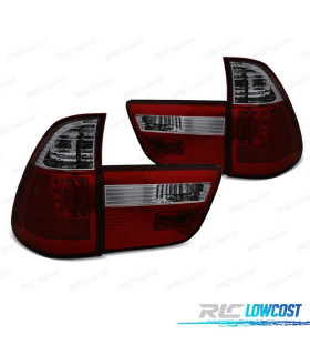 FEUX ARRIÈRE BMW X5 E53 99-03 LED ROUGE FUMÉ