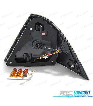 FEUX ARRIÈRE MERCEDES W203 BERLINE 00-04 LED DINAMIQUES ROUGE BLANC