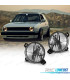 PHARES POUR VOLKSWAGEN VW GOLF MK2 83-91 CHROMÉ INTERNE