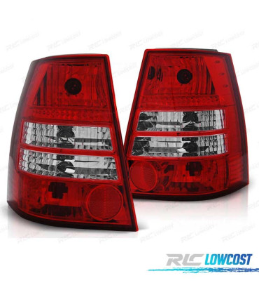 FEUX ARRIÈRE VOLKSWAGEN VW GOLF 4 BORA VARIANT 99-06 ROUGE BLANC LEX