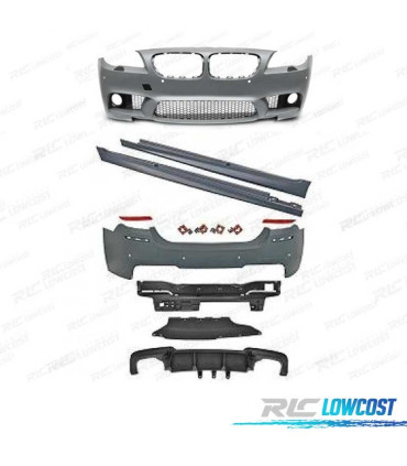 KIT CARROSSERIE BMW F10 13-17 PDC + LAVE PHARES LOOK M5