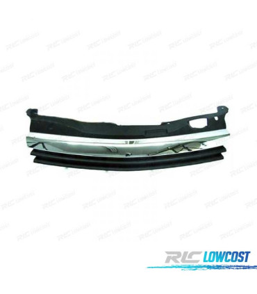 GRILLE OPEL ASTRA H 04-07 NOIR MOULURES CHROMÉES