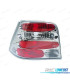FEUX ARRIÈRE GOLF 4 97-03 FOND CHROMÉ ROUGE