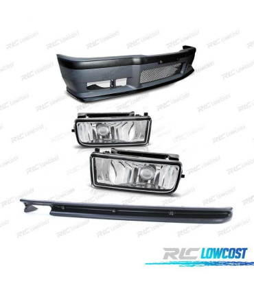 KIT CARROSSERIE DIFFUSEUR BMW E36 LOOK M3 PARE-CHOCS + DIFFUSUER + ANTIBROUILLARD