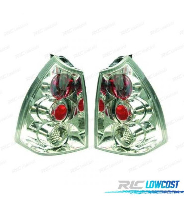 FEUX ARRIÈRE PEUGEOT 307 SW 01-05 FOND CHROMÉ