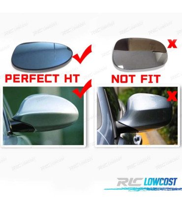 COQUES RÉTROVISEURS BMW E82 E88 E90 E92 E91 E93 LOOK M3 CARBONE