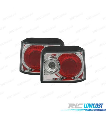 FEUX ARRIÈRE PEUGEOT 205 83-96 FOND CHROMÉ