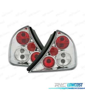 FEUX ARRIÈRE POUR FORD MONDEO MK2 96-00 FOND CHROMÉ